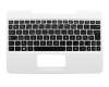AEXC4F00010 original Quanta keyboard incl. topcase FR (french) black/white