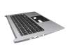 AEZAHG00030 original Acer keyboard incl. topcase DE (german) black/grey with backlight