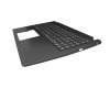 AEZAUG00120 original Acer keyboard incl. topcase DE (german) black/black