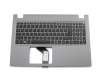 AEZRTG01010 original Acer keyboard incl. topcase DE (german) black/silver with backlight