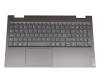 AM1FH000900 original Lenovo keyboard incl. topcase CH (swiss) grey/grey with backlight