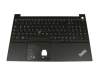 AM1HK000100 original Lenovo keyboard incl. topcase DE (german) black/black with backlight and mouse-stick