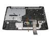 AM1JM000500 original Lenovo keyboard incl. topcase DE (german) black/blue with backlight