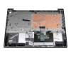 AM1JV000300 original Lenovo keyboard incl. topcase DE (german) grey/silver fingerprint