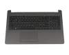 AM20400100 HP keyboard incl. topcase DE (german) black/grey
