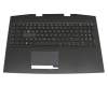 AM2K0000320 original HP keyboard incl. topcase DE (german) black/black with backlight