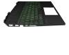 AM2K80004 original HP keyboard incl. topcase RU (russian) black/black with backlight