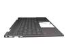 AM2UU000800 original HP keyboard incl. topcase DE (german) black/black with backlight (Nightfall Black)