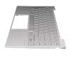 AM2V5000560 original HP keyboard incl. topcase DE (german) silver/silver with backlight
