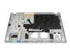 AM3UI000500 original Acer keyboard incl. topcase DE (german) black/silver