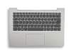 AP1YS000302 original Lenovo keyboard incl. topcase DE (german) grey/silver