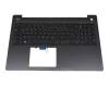 AP26M000201 original Dell keyboard incl. topcase DE (german) black/black with backlight