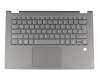 AP2GA000C00 original Lenovo keyboard incl. topcase DE (german) grey/grey with backlight for Fingerprint