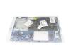 AP2MB000121 original Acer keyboard incl. topcase DE (german) black/blue