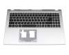AP34G000810SVT20A original Acer keyboard incl. topcase DE (german) black/silver with backlight
