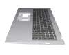 AP34G000810SVT20A original Acer keyboard incl. topcase DE (german) black/silver with backlight