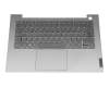 AP36R000100 original Lenovo keyboard incl. topcase DE (german) dark grey/grey with backlight