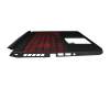 AP3AT000430-HA25 original Acer keyboard incl. topcase DE (german) black/red/black with backlight