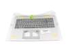 AP9BA000101 original Acer keyboard incl. topcase DE (german) black/silver