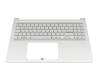 ASM21N76D065282 original Asus keyboard incl. topcase DE (german) silver/silver