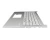 ASM22G8 original Asus keyboard incl. topcase DE (german) grey/silver