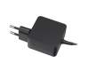 Asus F1704VA original AC-adapter 45.0 Watt EU Wallplug small