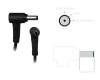 Asus K3504VA original AC-adapter 45.0 Watt EU Wallplug small