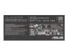 Asus TUF Gaming A15 FA507RF original AC-adapter 150.0 Watt square (without logo)