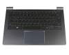BA59-03767C original Samsung keyboard incl. topcase DE (german) black/black with backlight