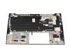 BKFMF045WL3043 original HP keyboard incl. topcase DE (german) black/silver with backlight and mouse-stick