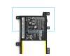 Battery 38Wh original suitable for Asus F556UJ