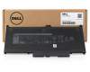 Battery 60Wh original 7,6V (4 Cell) suitable for Dell Latitude 14 (7400)