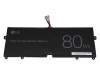 Battery 80Wh original suitable for LG Gram 15 (15Z90P-P)