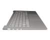C04-0411 2008251422 original Lenovo keyboard incl. topcase DE (german) silver/silver with backlight