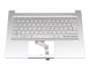 COX121060507C0 original Acer keyboard incl. topcase DE (german) silver/silver with backlight