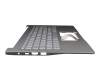COX121060507C0 original Acer keyboard incl. topcase DE (german) silver/silver with backlight