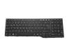 CP670825-03 original Fujitsu keyboard DE (german) black/black matte