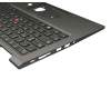 CS19BL-85D0 original Lenovo keyboard incl. topcase DE (german) black/grey with backlight and mouse-stick