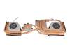 Cooler (CPU/GPU) original suitable for MSI GP76 Leopard 11UH/11UG/11UE (MS-17K3)