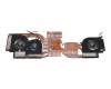 Cooler (CPU/GPU) original suitable for MSI GS66 10SD/10SGS (MS-16V1)