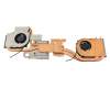 Cooler (CPU/GPU) original suitable for Sager Notebook NP6876 (NH70RCQ)