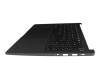 D0K-6707C original Medion keyboard incl. topcase DE (german) black/black with backlight