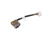 DC Jack with cable 90W suitable for HP 17-ak000