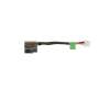 DC Jack with cable original suitable for HP 14s-dq3000