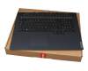 DC33001TZ original Lenovo keyboard incl. topcase DE (german) black/blue with backlight
