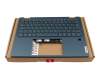 DC330020B10 original Lenovo keyboard incl. topcase DE (german) blue/blue with backlight