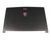 Display-Cover 39.6cm (15.6 Inch) black original suitable for MSI GP62VR Pro 7RF/7RFX (MS-16JB)