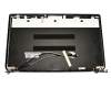 Display-Cover incl. hinges 39.6cm (15.6 Inch) grey original suitable for Toshiba Satellite L50-A039