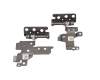 Display-Hinges right and left original suitable for Lenovo IdeaPad 5-14ARE05 (81YM)