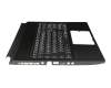E2P-7G1C422-TA2 original MSI keyboard incl. topcase DE (german) black/black